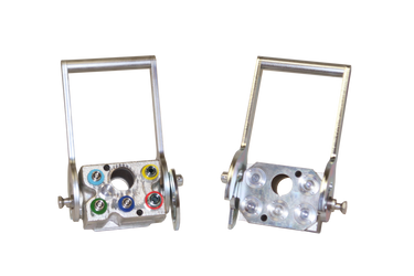 LAN3PLK-0-5BFC -- Hydraulic single point coupler block for combine side of John Deere® combines